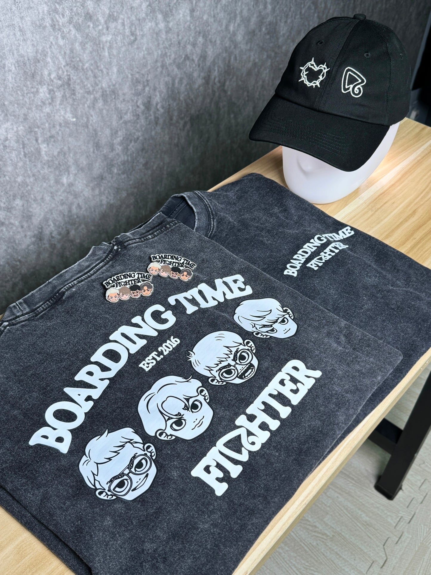 【歡樂旅旅旅✈️】Boarding Time Fighter 洗水T-Shirt （限量）