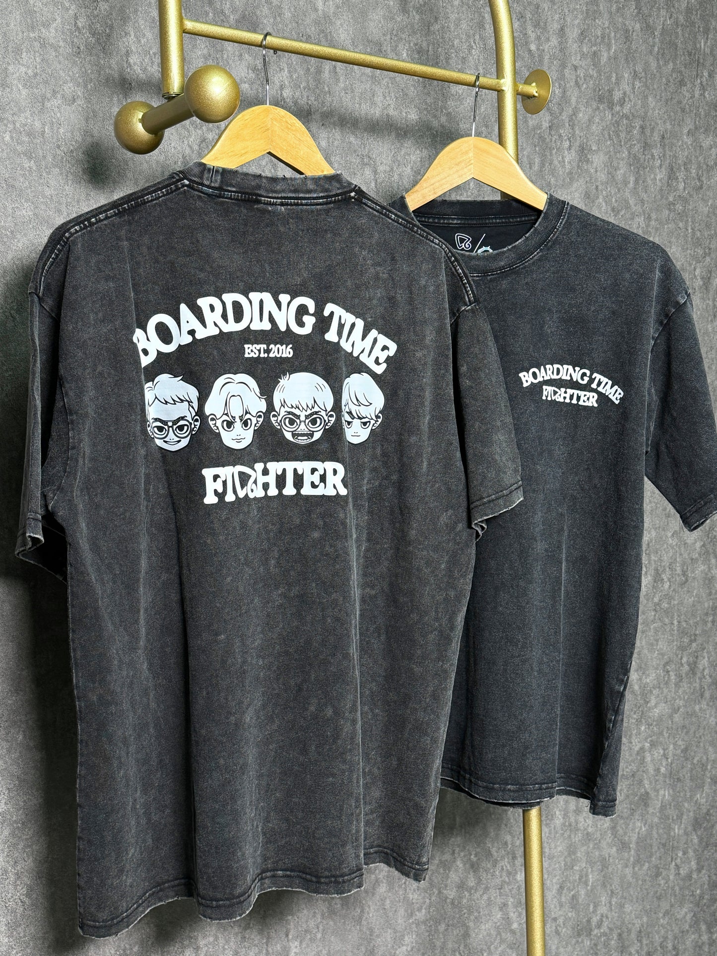 【歡樂旅旅旅✈️】Boarding Time Fighter 洗水T-Shirt （限量）