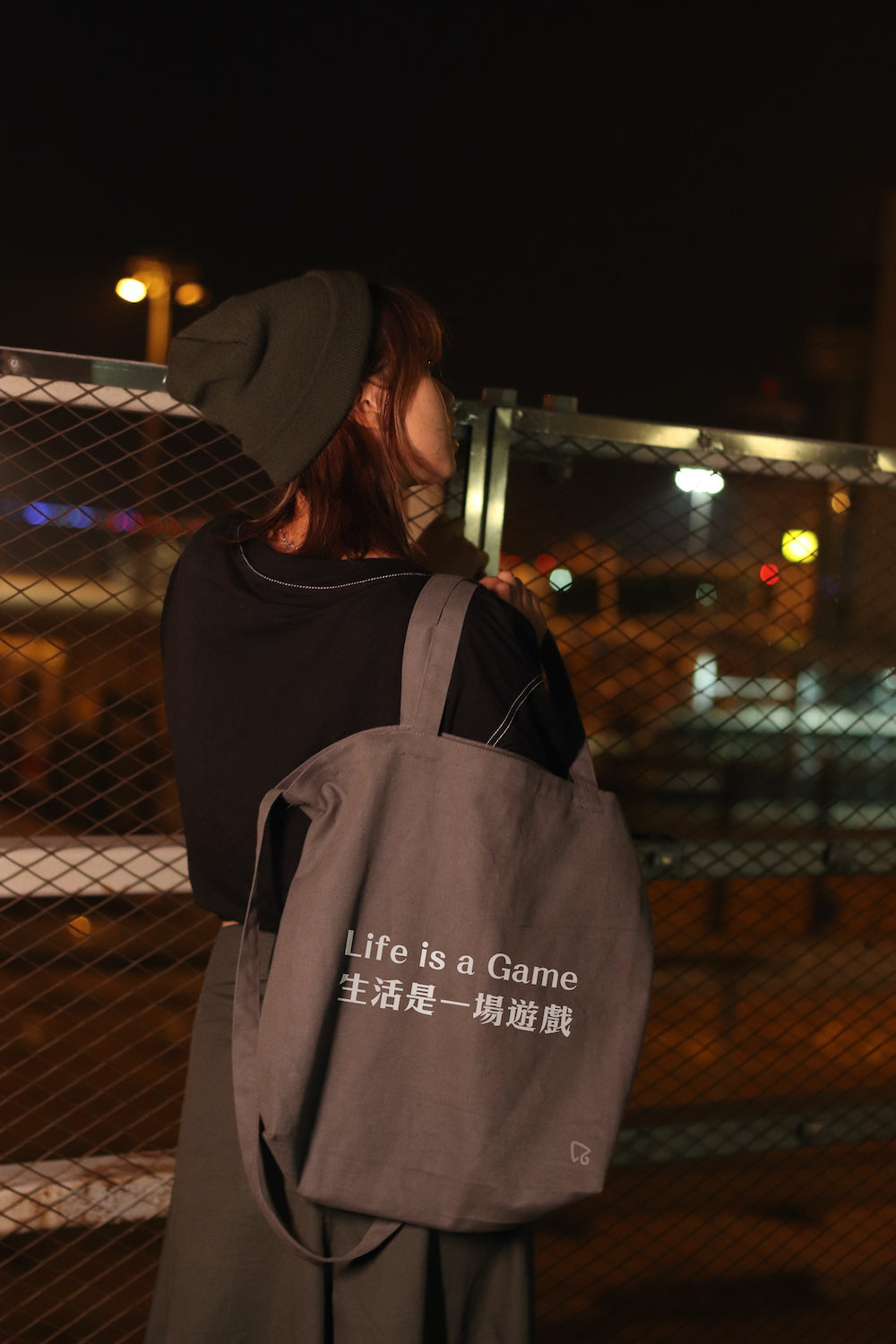 《LIFE IS A GAME》Tote bag